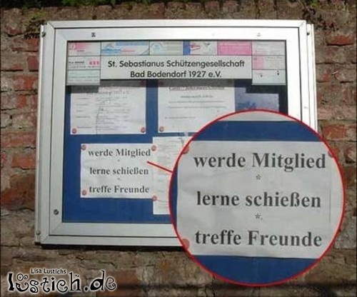 Schießen lernen Schießen lernen