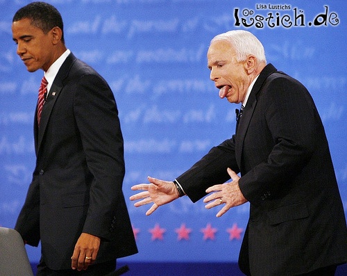 McCain dicht hinter Obama