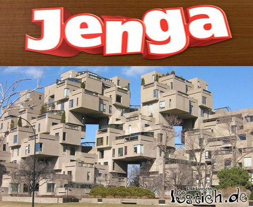 Wohnen im Jenga-Haus