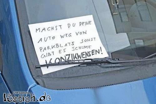 Wer findet die Rechtschreibfehler... Bild lustich.de