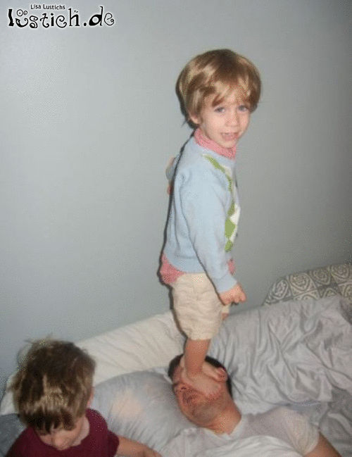 Papa wecken