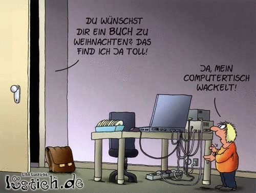 Ein Buch zu Weihnachten Bild - lustich.de