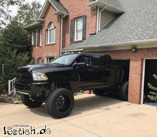 Garage zu klein Bild - lustich.de